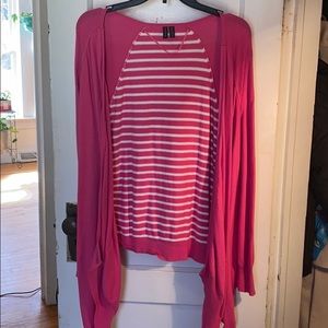 Long drapey light cardigan